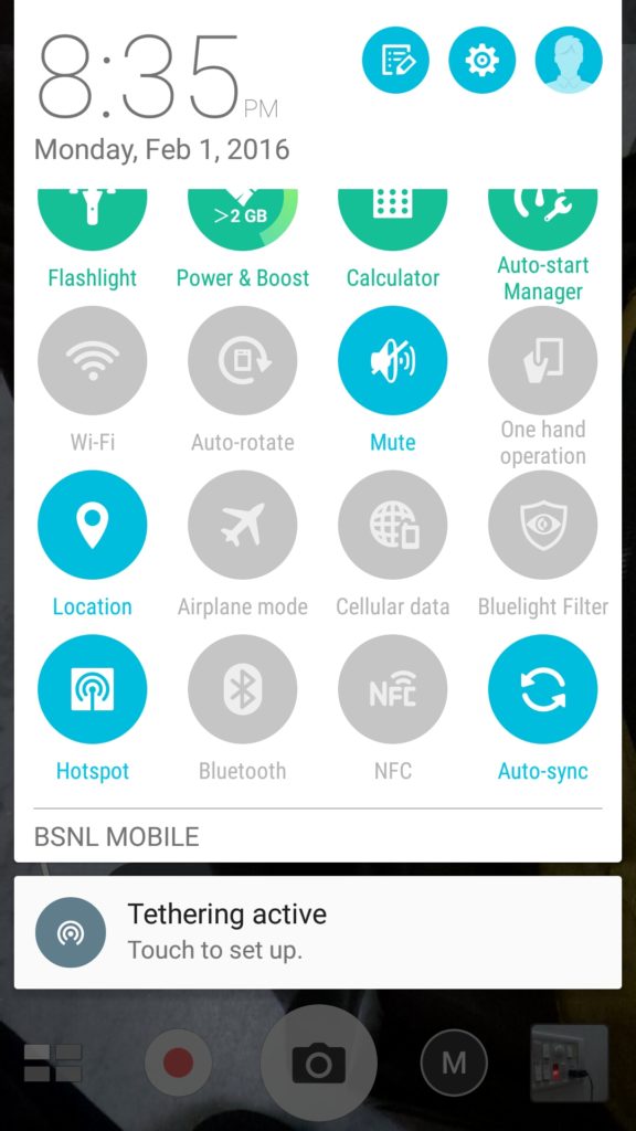 Asus Zenfone Zoom UI
