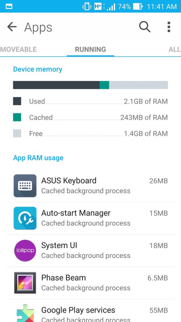 Asus Zenfone Zoom Performance