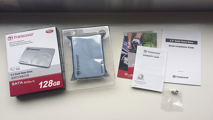 transcend ssd360s inside box